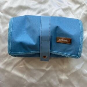 Biotherm Blue Roll Up Makeup Toiletry Bag